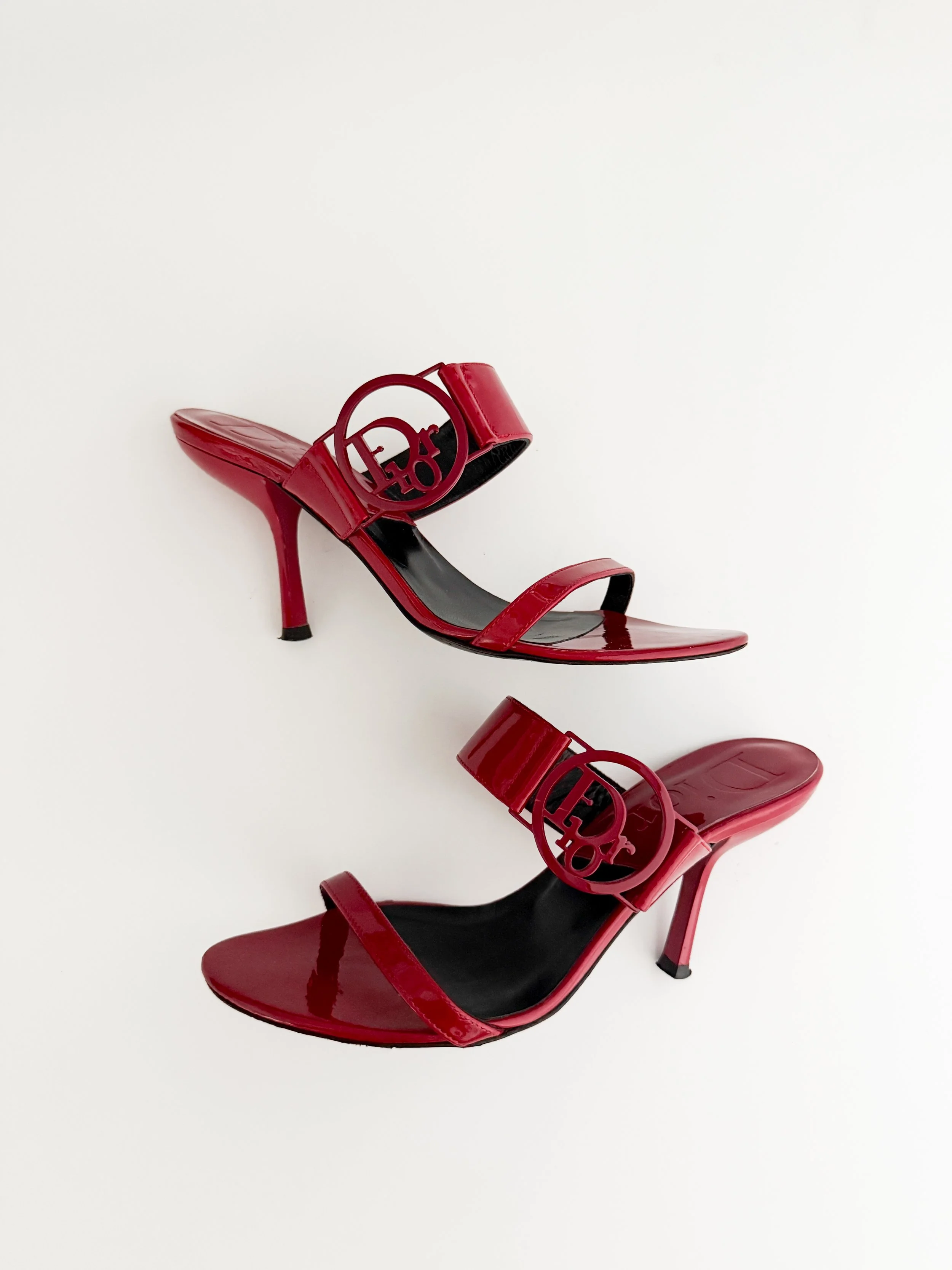 Gucci Cruise 2017 Crystal Cherry Bamboo Heels (US 7 / IT 37